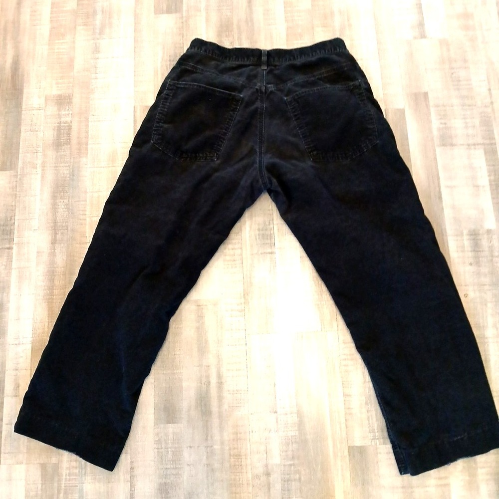 Levis 569 Corduroy‎ Low Loose Fit Jeans Mens 32X25 Black